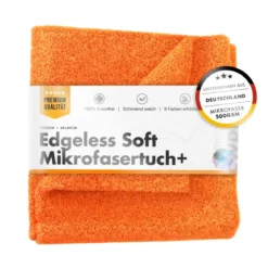 chemicalworkz Edgeless Soft Touch Towel 500GSM Orange Poliertuch 40×40cm
