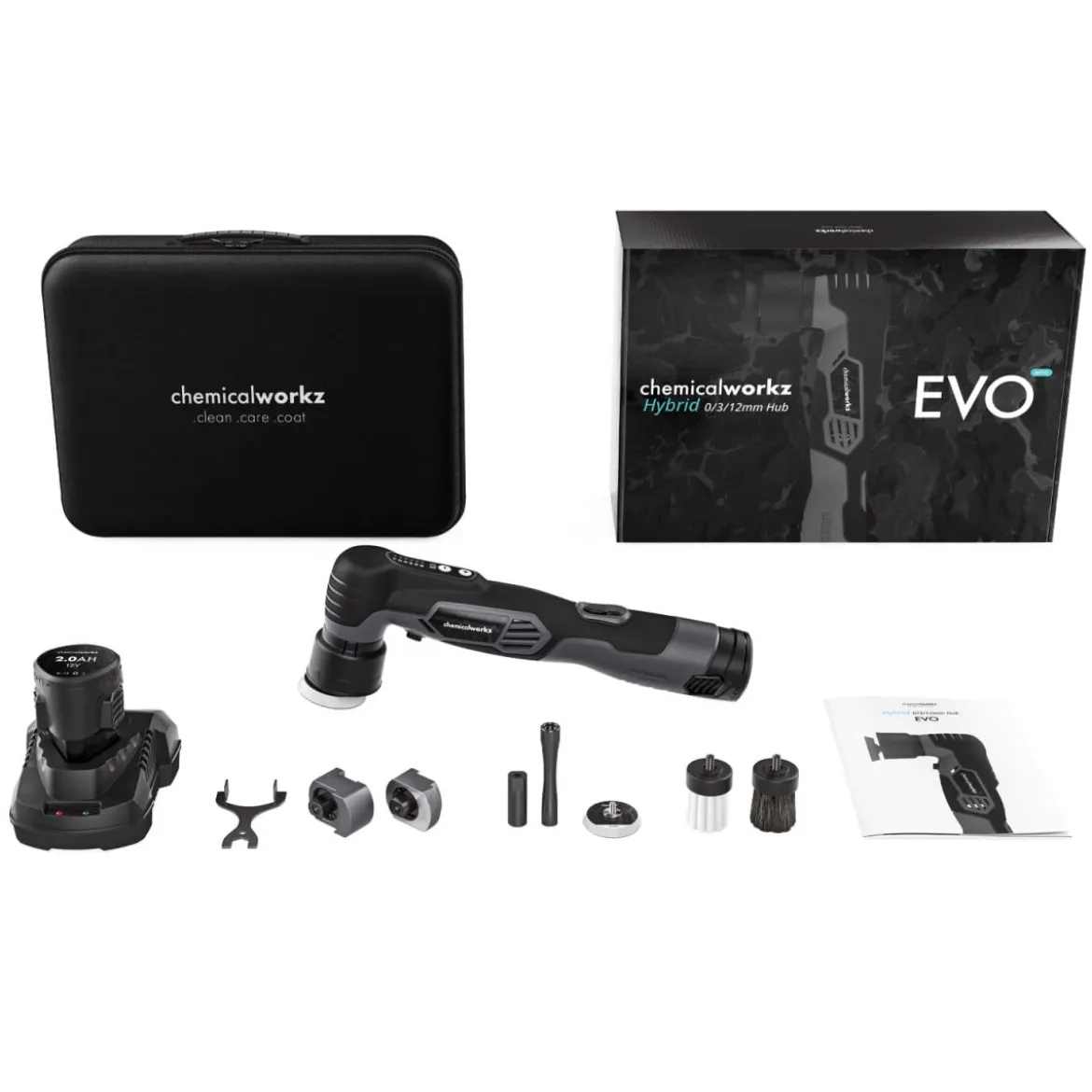 chemicalworkz EVO Mini Akku Hybrid-Exzenter Poliermaschine