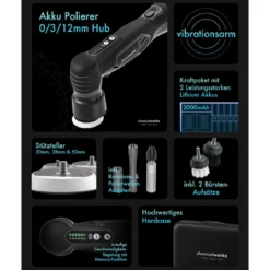 chemicalworkz EVO Mini Akku Hybrid-Exzenter Poliermaschine