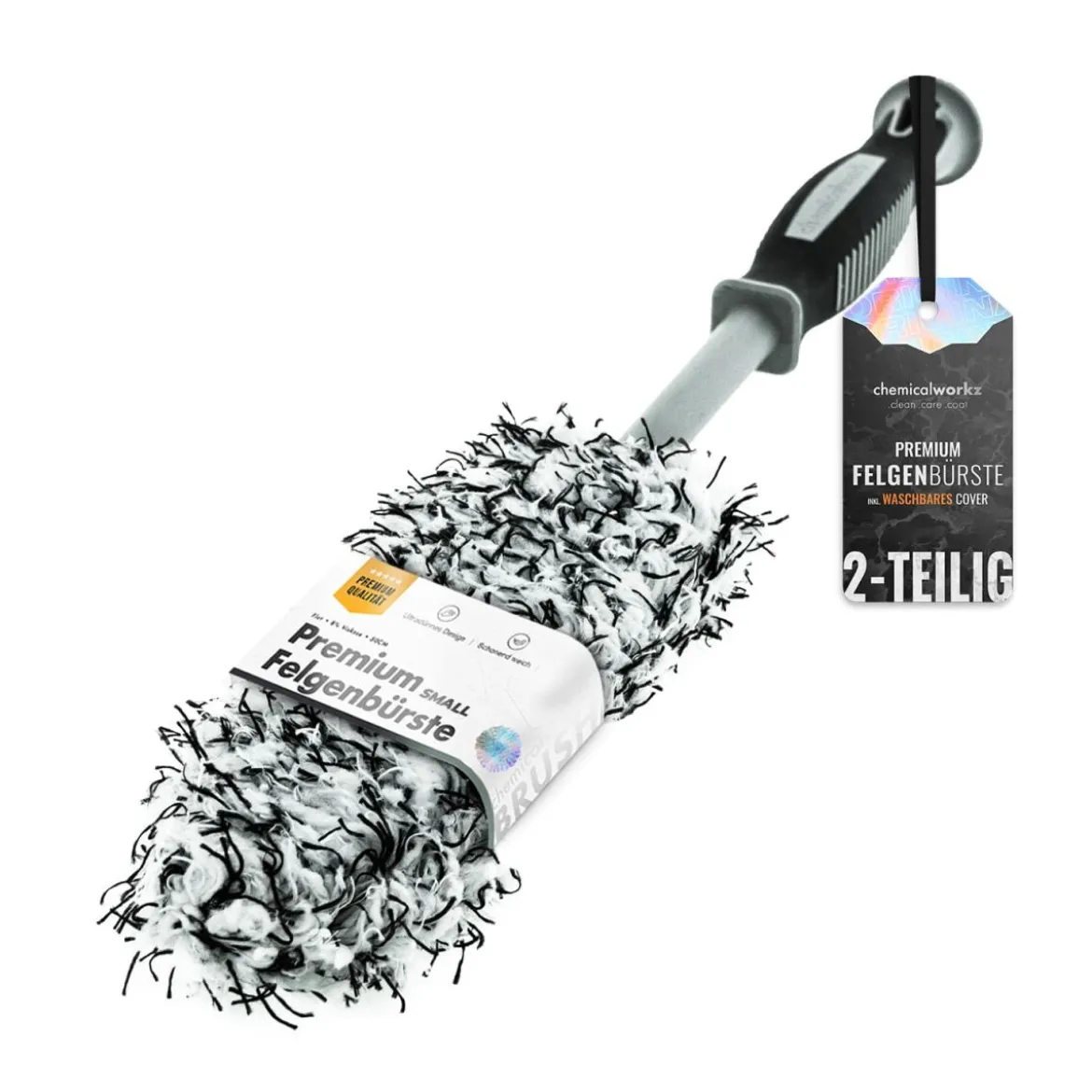 chemicalworkz Flat Wheel Brush Small Mikrofaser Felgenbürste