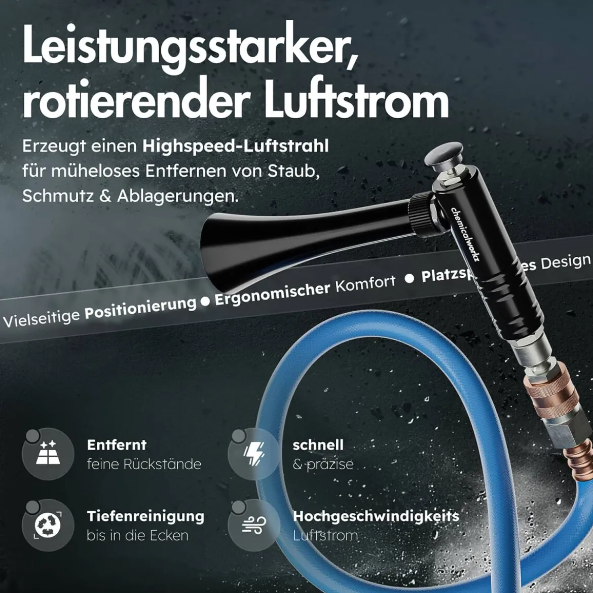chemicalworkz Mini Air Gun Druckluft Ausblaspistole