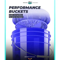 chemicalworkz Performance Buckets Wascheimer 5GAL Blau Transparent