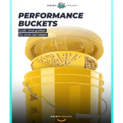 chemicalworkz Performance Buckets Wascheimer 3,5GAL Gold Transparent