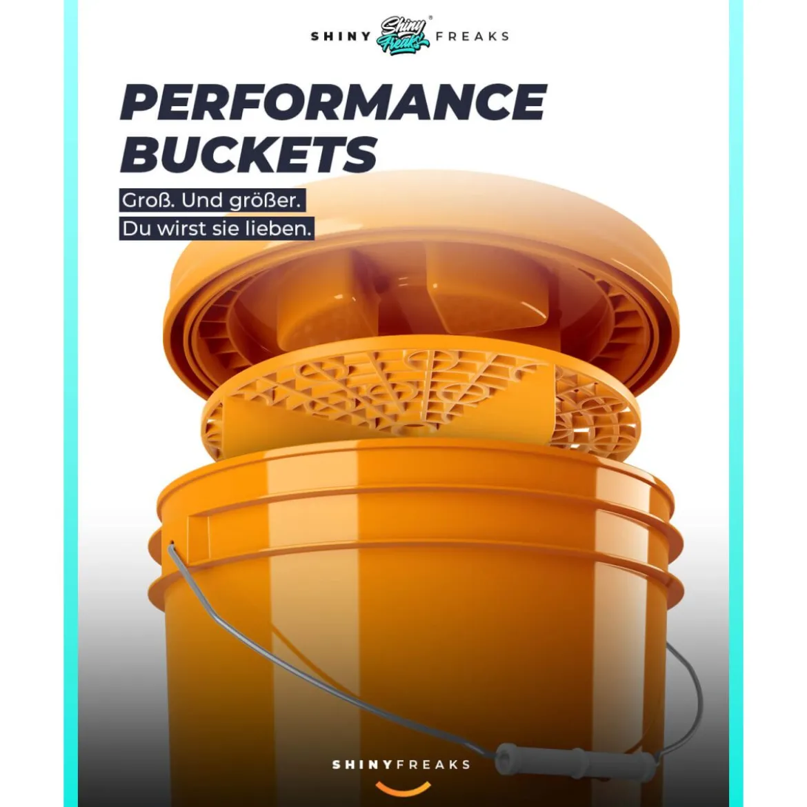 chemicalworkz Performance Buckets Wascheimer 3,5GAL Orange