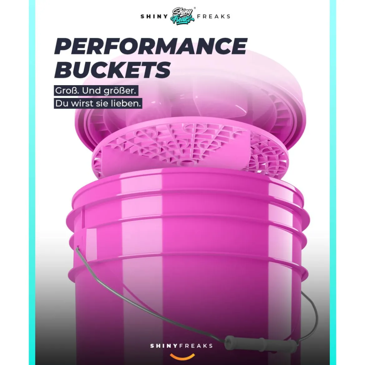 chemicalworkz Performance Buckets Wascheimer 5GAL Pink