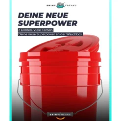 chemicalworkz Performance Buckets Wascheimer 5GAL Rot