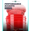 chemicalworkz Performance Buckets Wascheimer 5GAL Rot Transparent