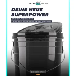 chemicalworkz Performance Buckets Wascheimer 5GAL Schwarz Transparent