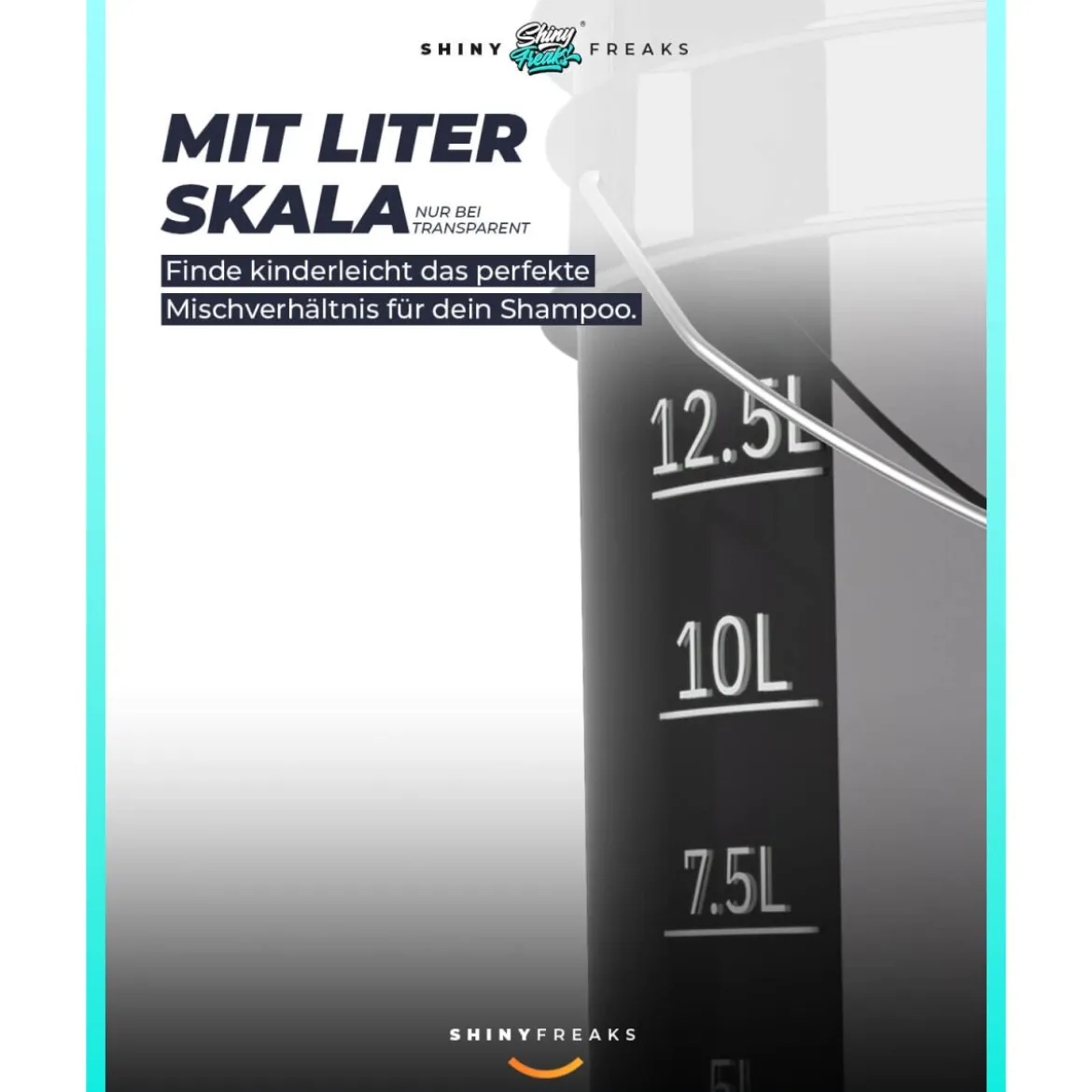 chemicalworkz Performance Buckets Wascheimer 5GAL Schwarz