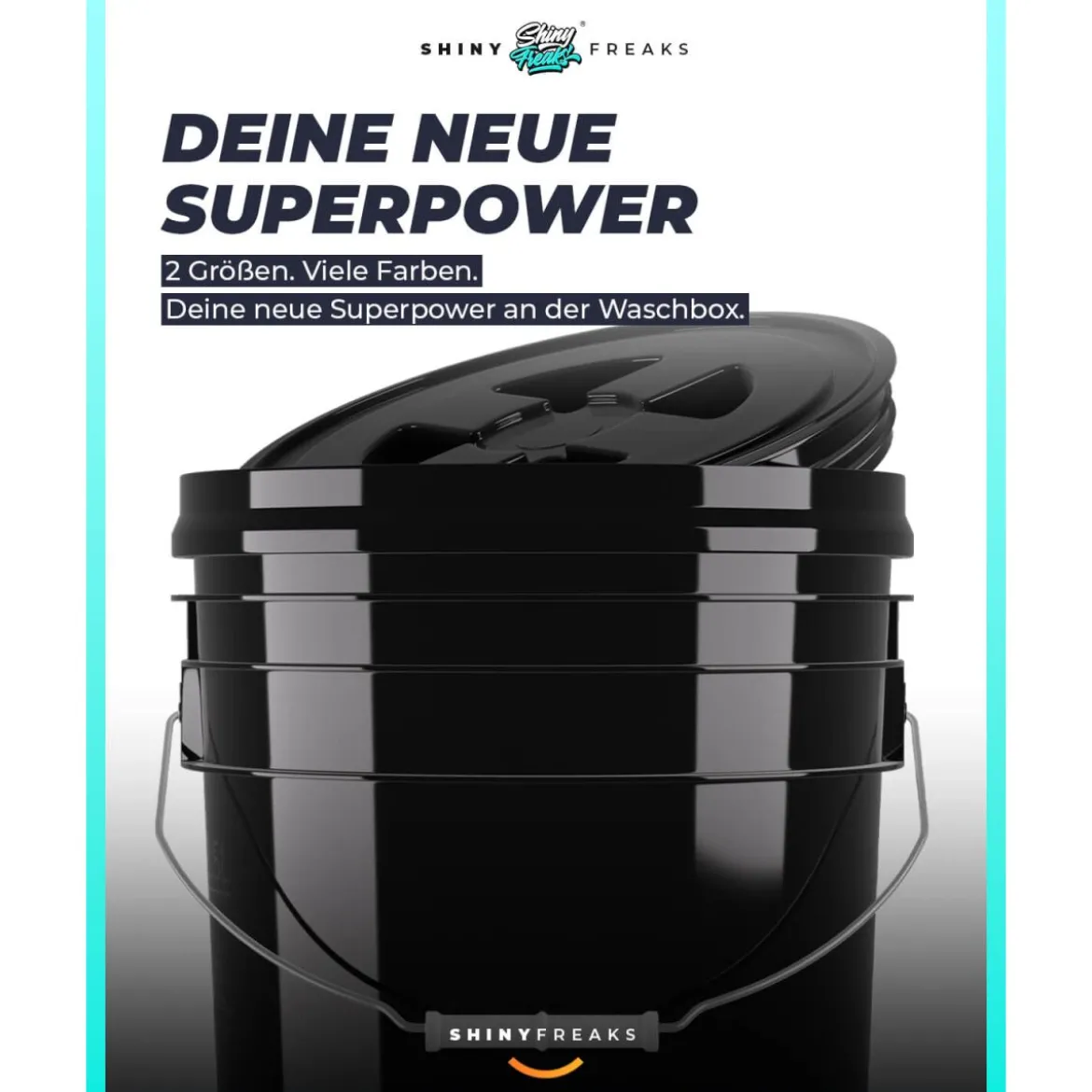 chemicalworkz Performance Buckets Wascheimer 5GAL Schwarz
