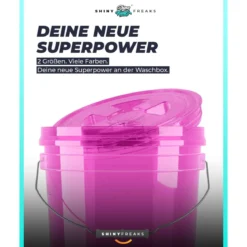 chemicalworkz Performance Buckets Wascheimer 3,5GAL Violett Transparent