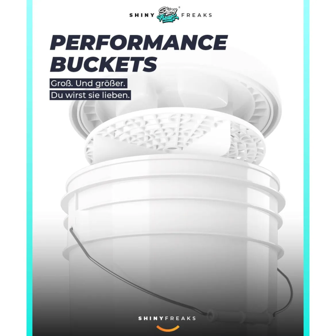chemicalworkz Performance Buckets Wascheimer 5GAL Weiß