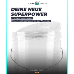 chemicalworkz Performance Buckets Wascheimer 5GAL Weiß Transparent