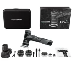 chemicalworkz Poliermaschinen Set EVO Mini Pro + Sonax Polituren + Zubehör (44-teilig)