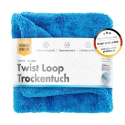 chemicalworkz Shark Twisted Loop Towel 1400GSM Blau Trockentuch 40x40cm