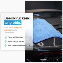 chemicalworkz Shark Twisted Loop Towel 1400GSM Blau Trockentuch 80x50cm