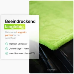 chemicalworkz Shark Twisted Loop Towel 1400GSM Grün Trockentuch 40x40cm