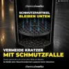 chemicalworkz Wascheimer Set 20 Liter Schwarz + Basic Zubehör Schwarz (3-teilig)