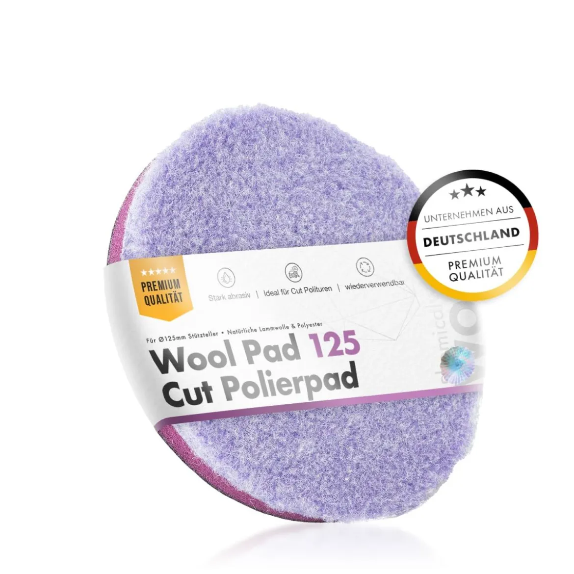chemicalworkz Wool Cutting Perfomance Pad 125mm