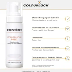 Colourlock Lederpflege Set Lederreiniger mild + Zubehör (3-teilig)