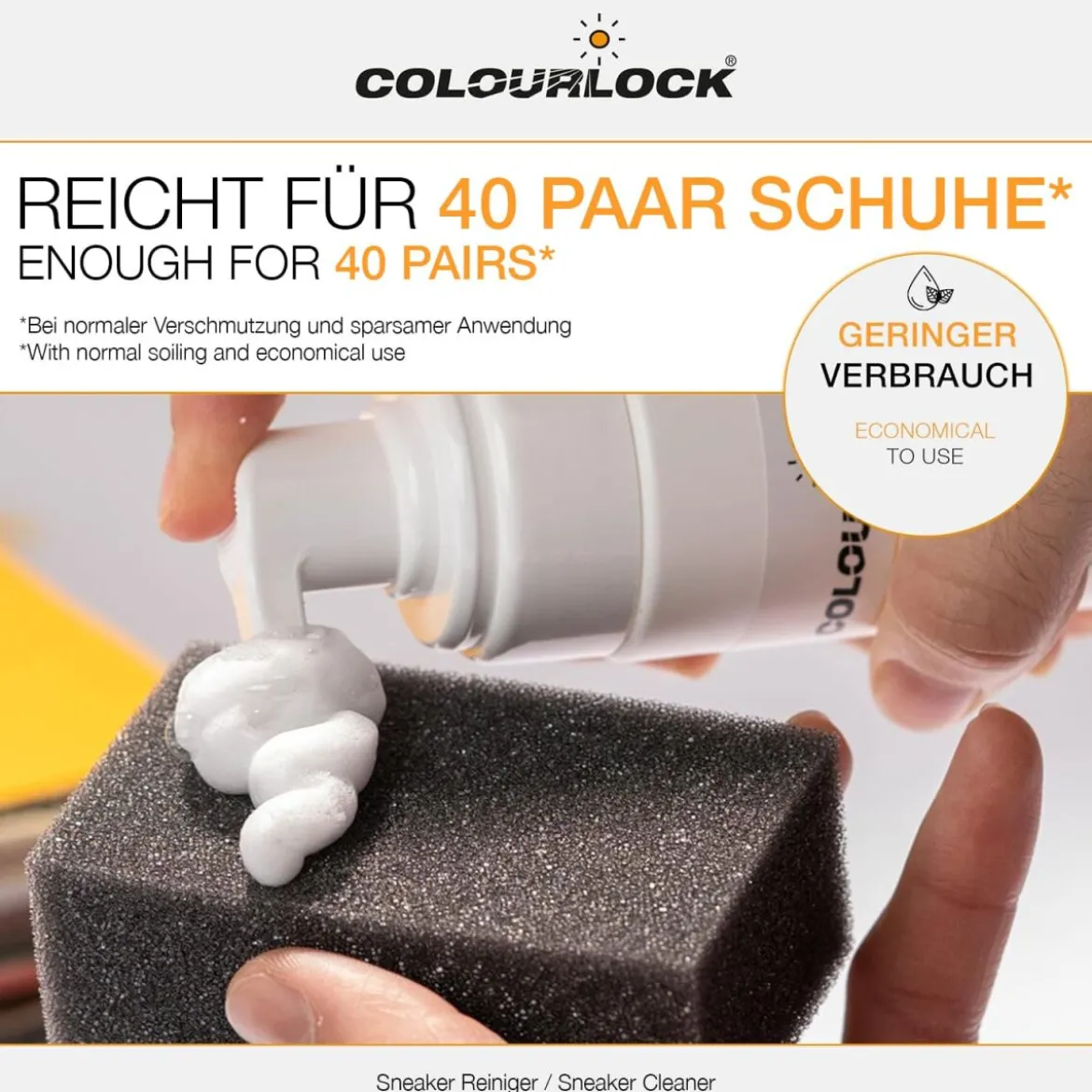 Colourlock Reiniger Set Sneaker Cleaner + Zubehör (3-teilig)