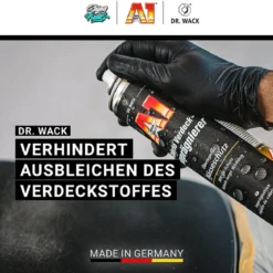Dr. Wack A1 Cabrioverdeck Pflege Set Reiniger & Imprägnierer + Zubehör (6-teilig)