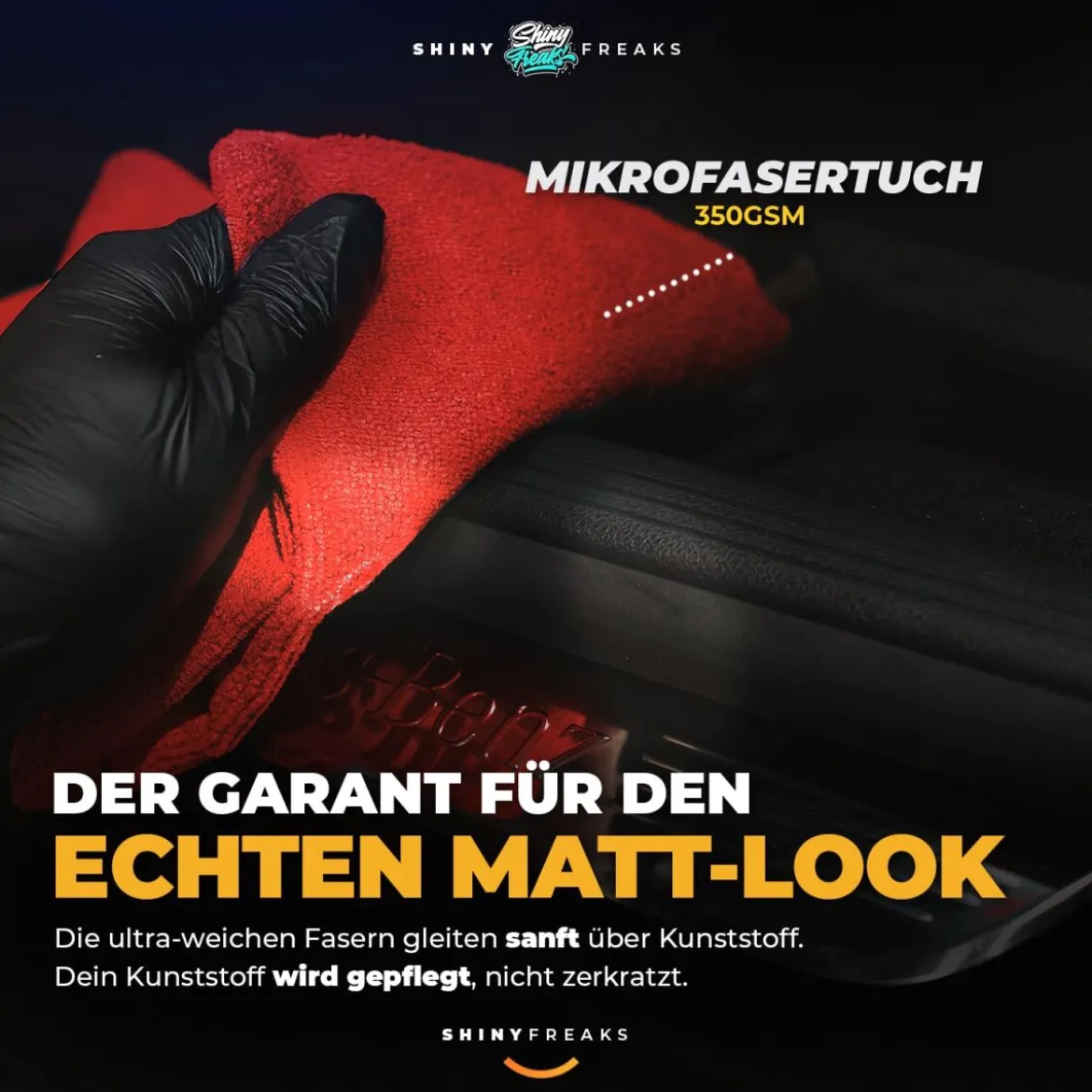 Dr. Wack Kunststoffpflege Set A1 Kunststoff Tiefenpfleger matt 250ml + Zubehör (3-teilig)
