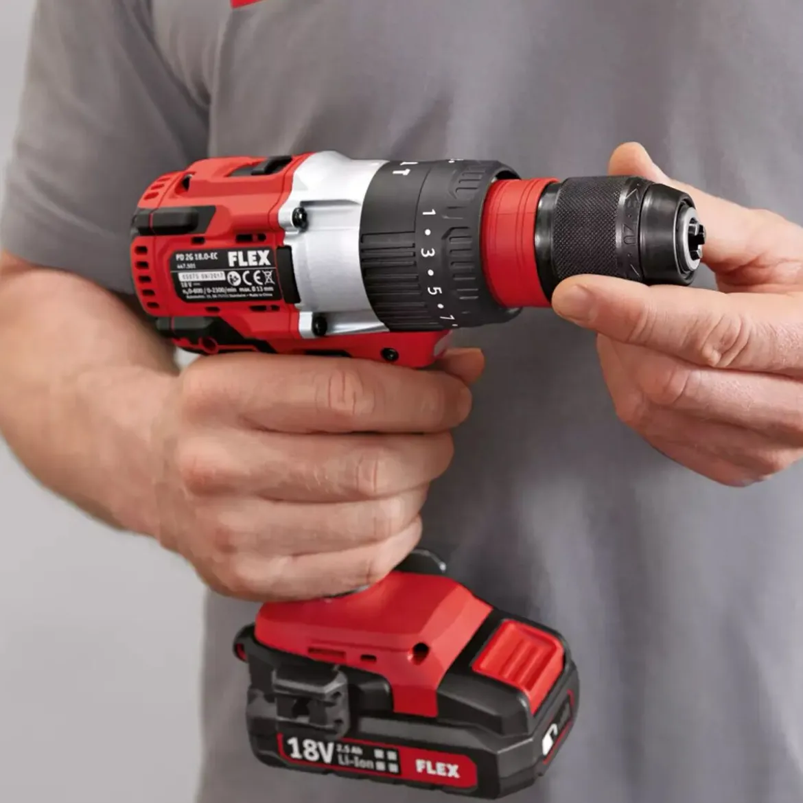 FLEX PD 2G 18.0-EC/5.0 Set - Akku Schlagbohrschrauber