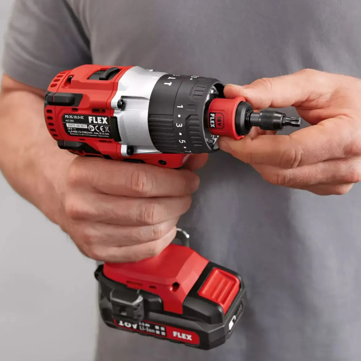 FLEX PD 2G 18.0-EC/5.0 Set - Akku Schlagbohrschrauber
