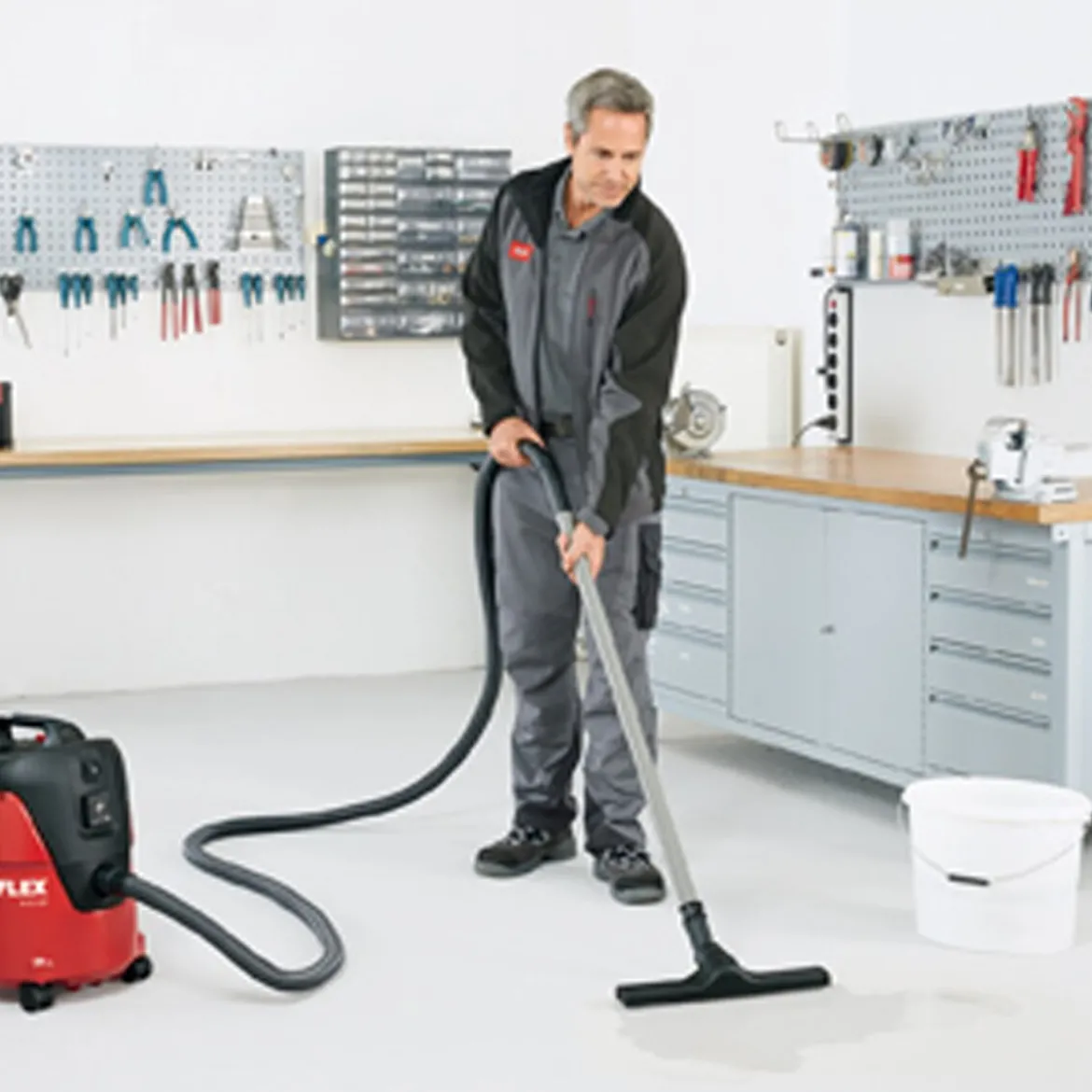 FLEX VC 21 L MC Sicherheitssauger 20L, 15-teilig
