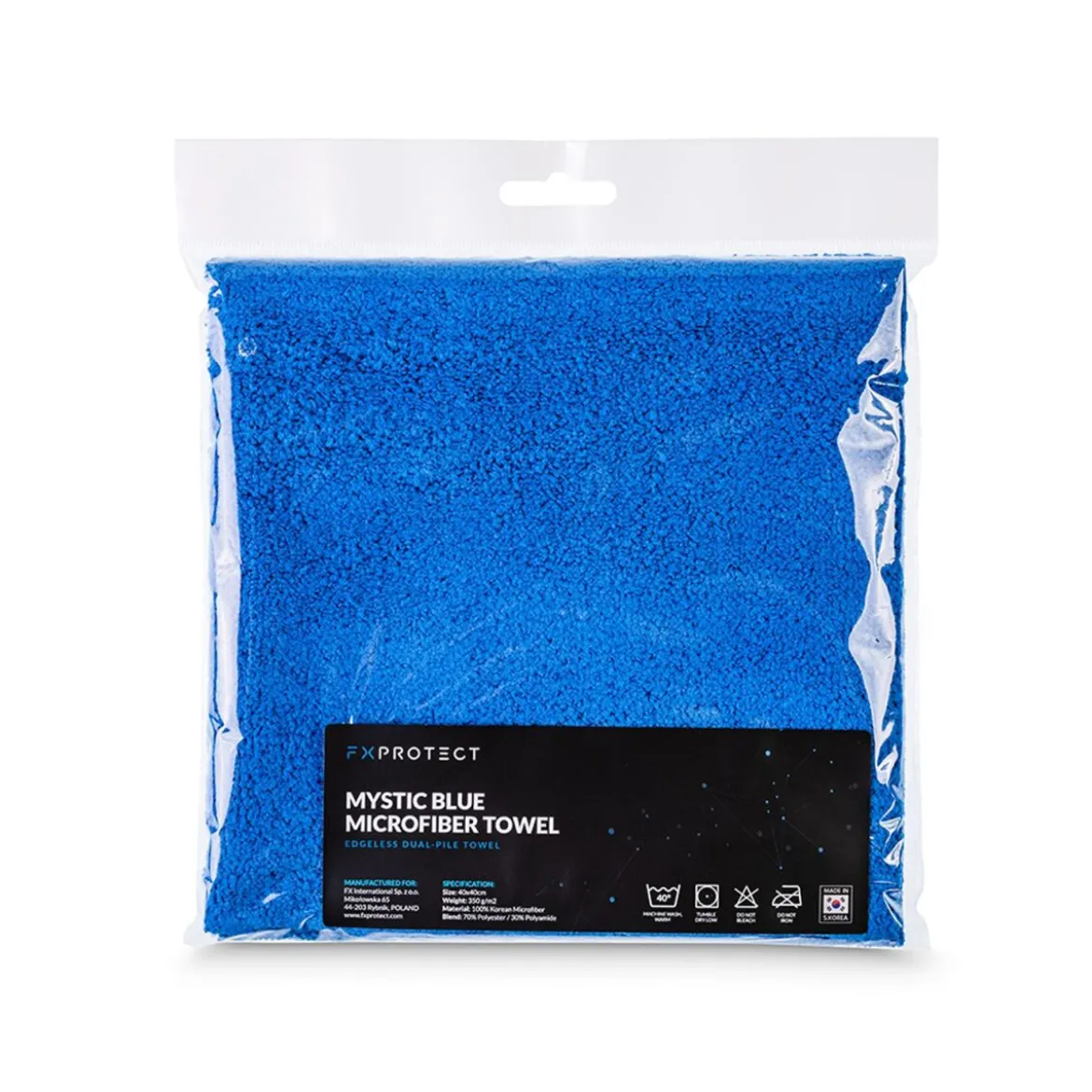 FX Protect Mystic Blue Mikrofasertuch 320GSM 40×40