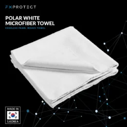 FX Protect Polar White Randloses Lederreinigungstuch 320GSM 40×40