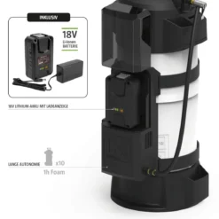 IK e Foam Pro 12 Schaumsprühflasche mit Kompressorventil 6L