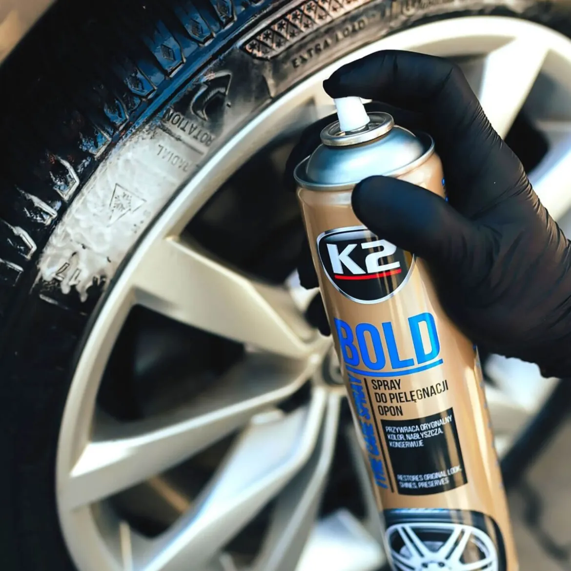 K2 Bold Reifen- & Gummipflegespray 600ml