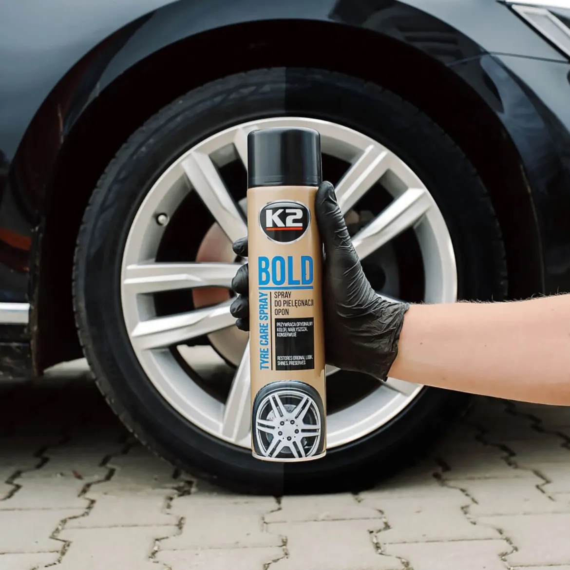 K2 Bold Reifen- & Gummipflegespray 600ml
