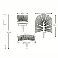 K2 Brill Set Pro Reinigunsbürsten