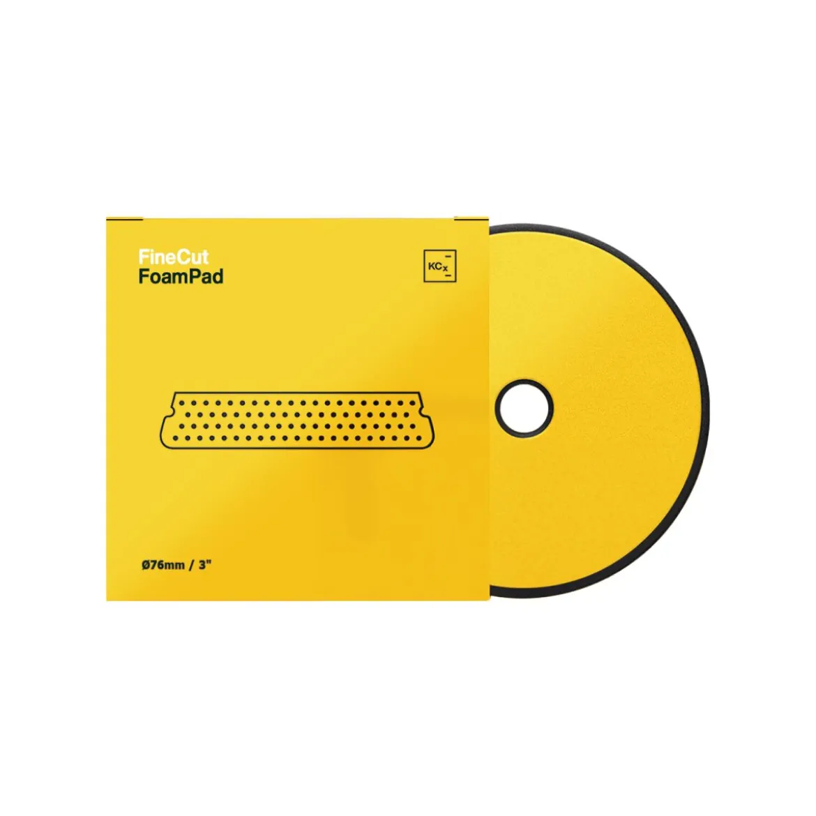 Koch Chemie Fine Cut Foam Pad Polierschwamm Ø76mm Gelb