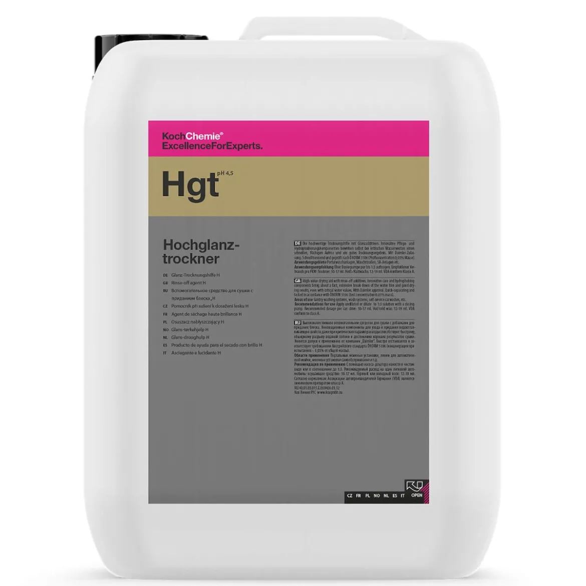 Koch Chemie Hochglanztrockner Trocknungshilfe 10L