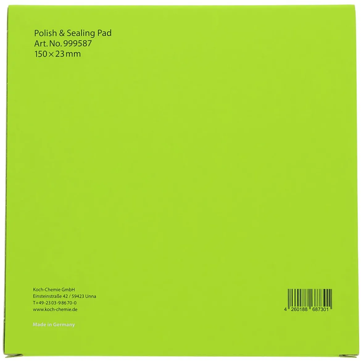 Koch Chemie Polish & Sealing Pad Polierschwamm Ø150-165mm grün