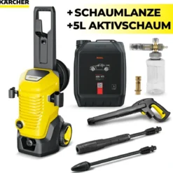Kärcher Hochdruckreiniger Set K5 WCM Premium inkl. Foam Lance + ADBL Snow Foam 5L