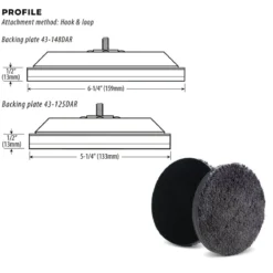 Lake Country Mikrofaser Cutting Pad blau 30mm