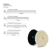 Lake Country Premium Lammwoll-Pad fusselarm 150mm