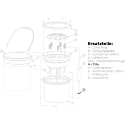 Lake Country Tülle Pad Washer 4000 Ersatzteil