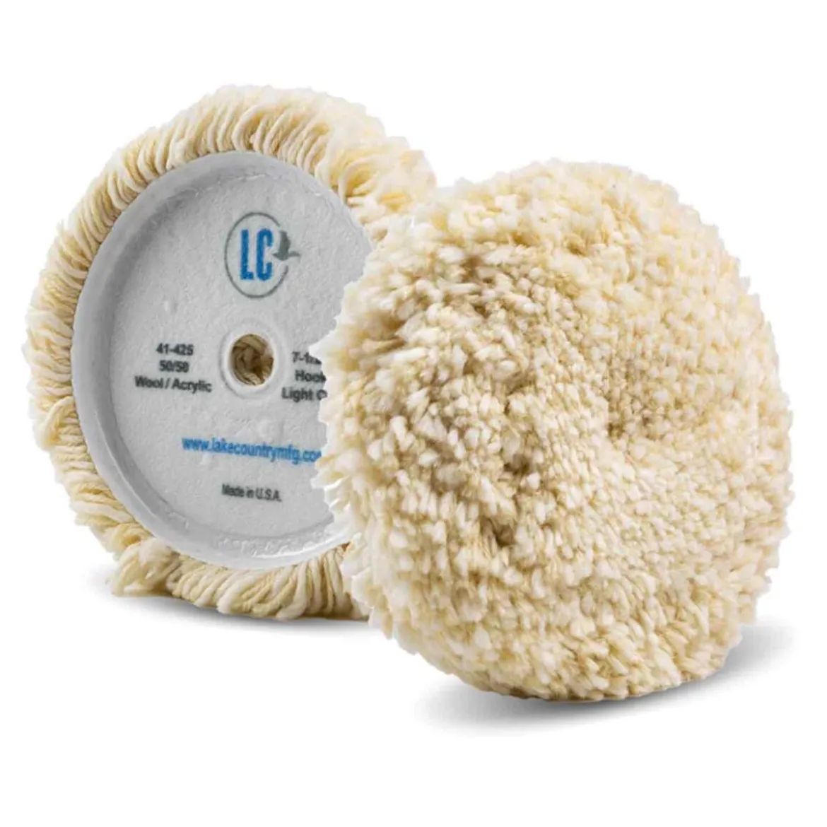 Lake Country X.1.5" Ungedämpftes Wool-Acryl-Pad natur 180mm