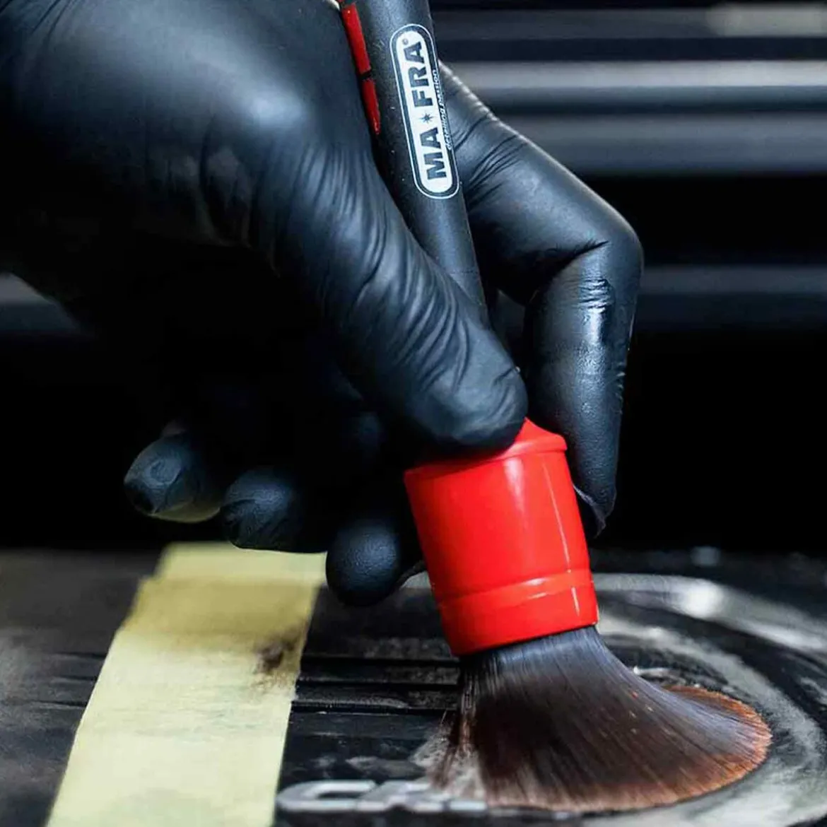 MA-FRA Detailing Brush Red 24mm