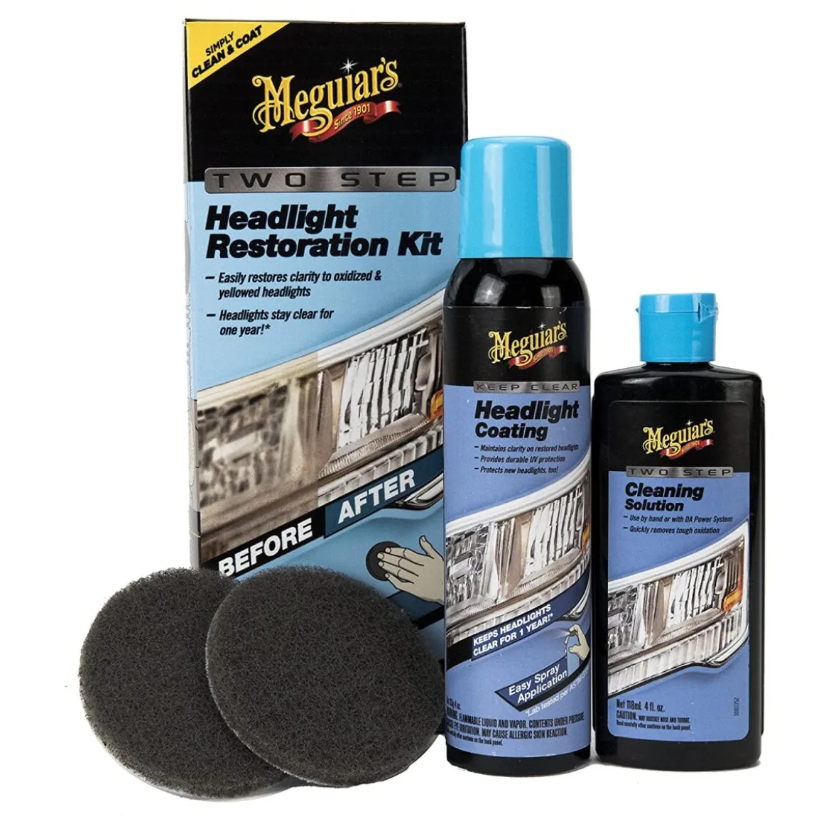 Meguiar's Perfect Clarity Headlight Restoration Kit Scheinwerferpflege-Set