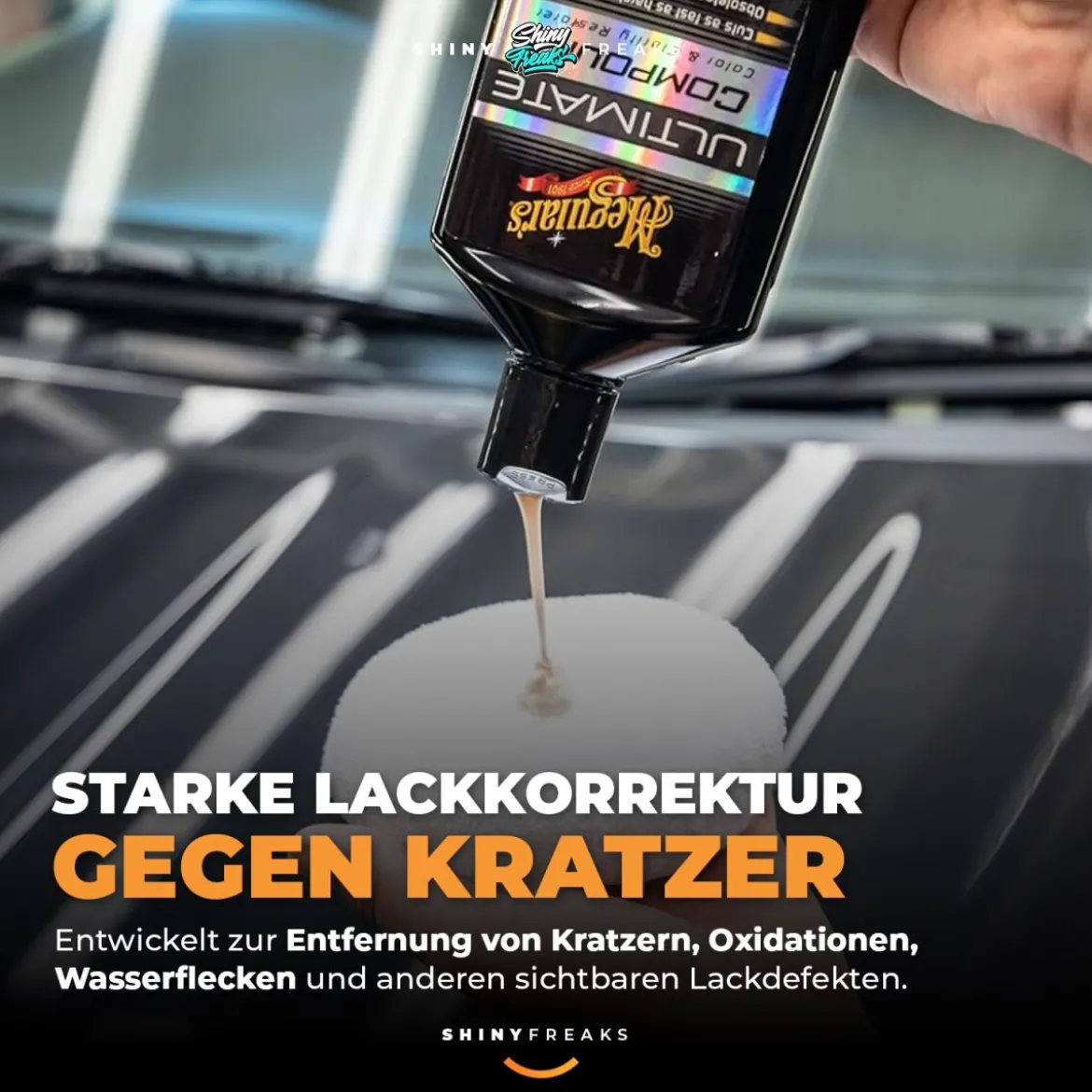 Meguiar’s Politur Set Ultimate Compound + Zubehör (5-teilig)