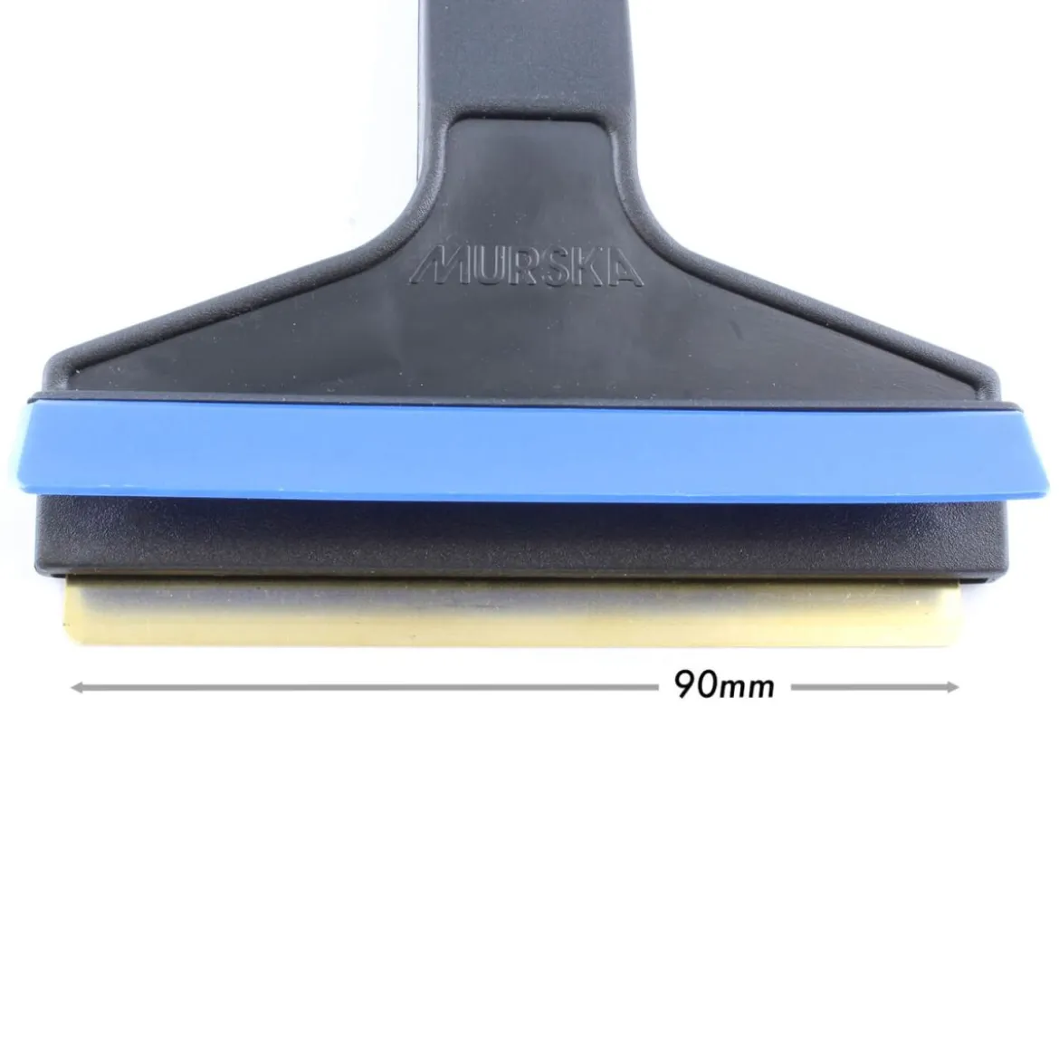 MURSKA Original Eiskratzer + Schneebesen mit Messingklinge 420mm schwarz/blau