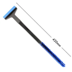 MURSKA Original Eiskratzer + Schneebesen mit Messingklinge 420mm schwarz/blau