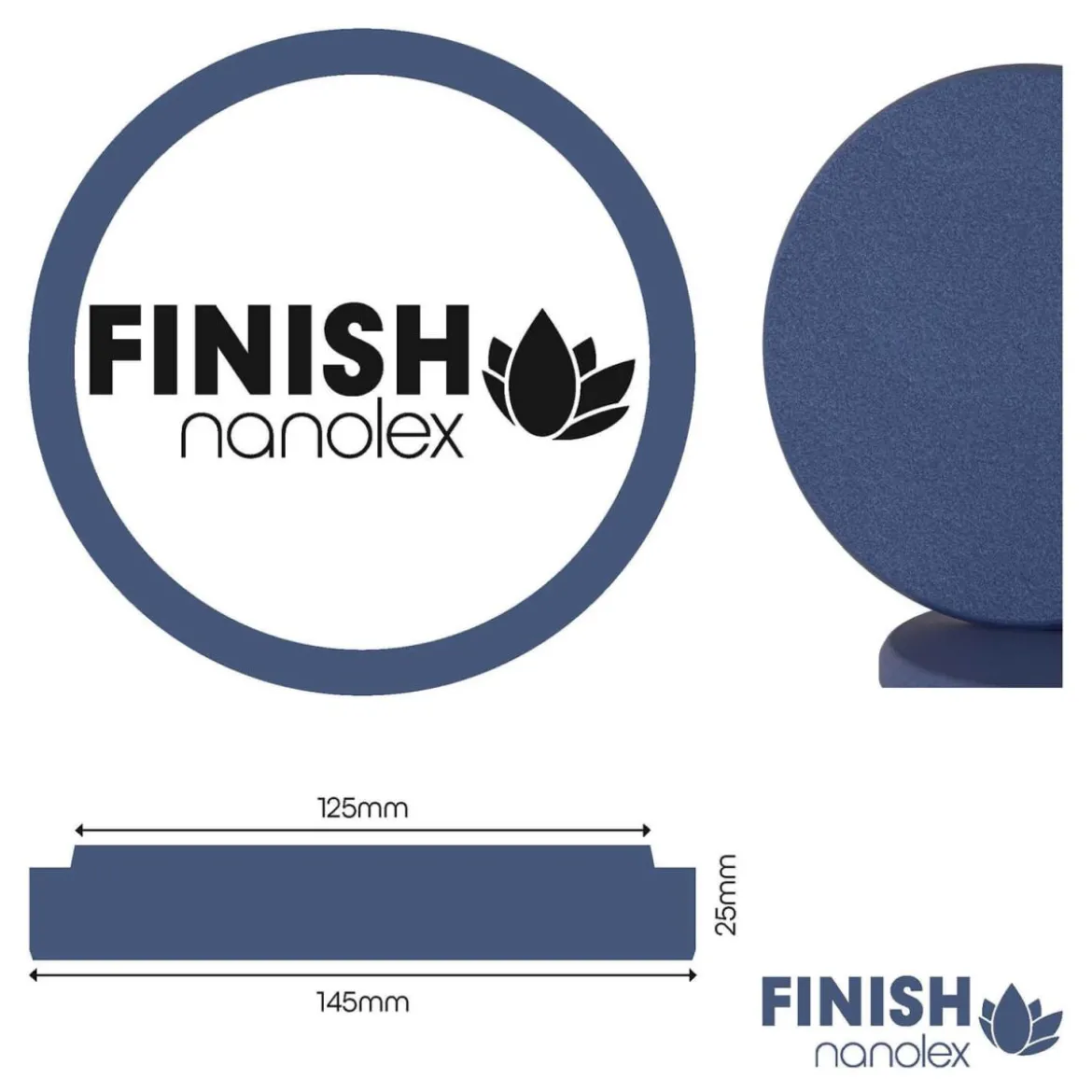 Nanolex Polierpad Finish 125mm soft